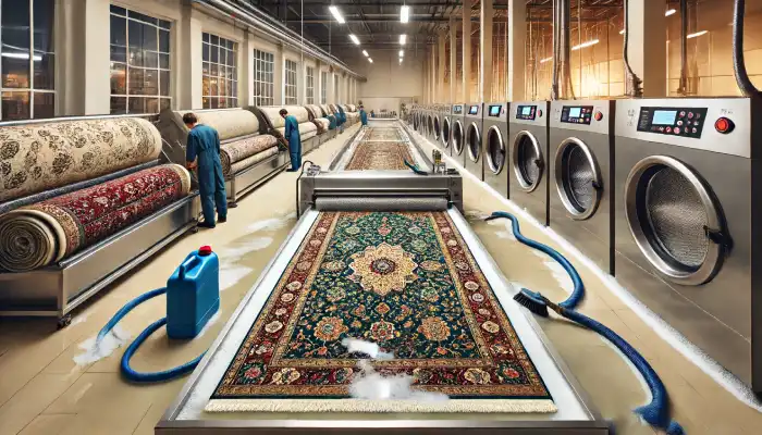تصویر قالیشویی در تهرانسر