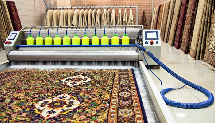 تصویر دستگاه و ماشین آلات قالیشویی گلاب