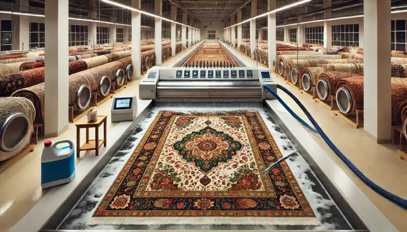 تصویر دستگاه قالیشویی در کاشانی