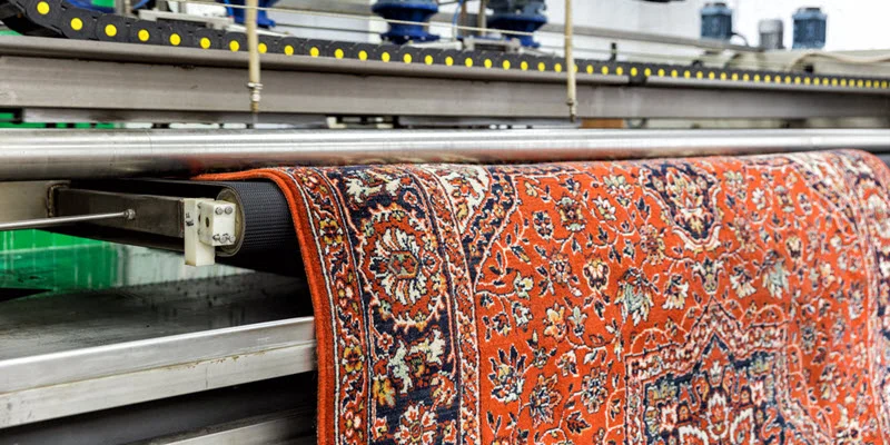 تصویر فرش و ماشین آلات کارخانه قالیشویی چیتگر جنوبی