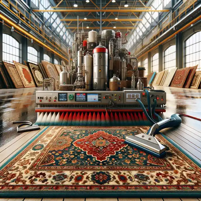 تصویر قالیشویی در دهکده المپیک